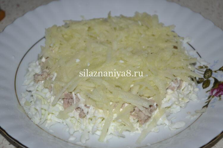 салат из печени трески
