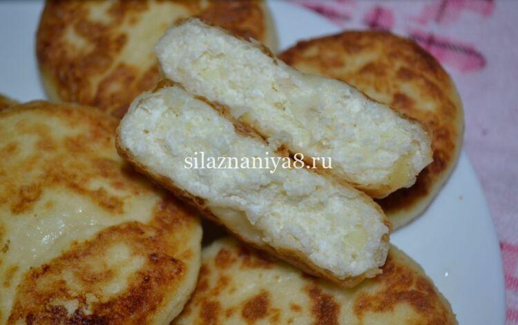 сырники с яблоками