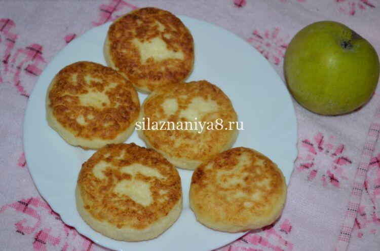 сырники с яблоками