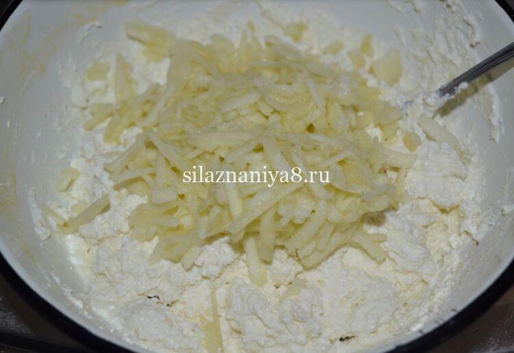 сырники с яблоками