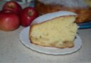 шарлотка с яблоками без разрыхлителя и соды