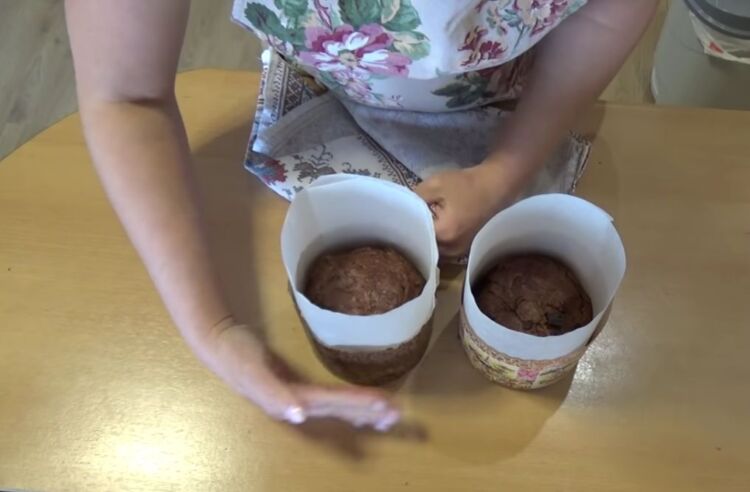 кулич шоколадный