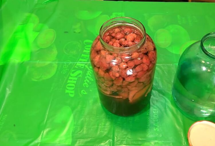 настойка из замороженной клубники на водке