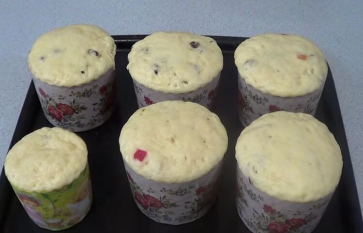 ленивый кулич без замеса теста руками