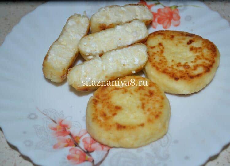 воздушные сырники из домашнего творога с мукой и яйцом