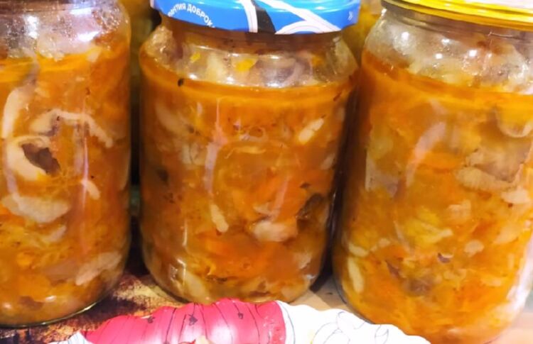 грибная солянка на зиму с капустой как в СССР