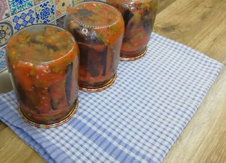 салат кобра из баклажанов на зиму
